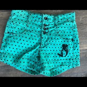 Hot Topic Disney The Little Mermaid shorts